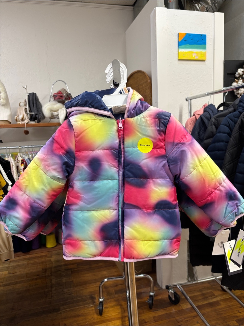 Epic Threads Reversible Puffer Jacket - Kids girl